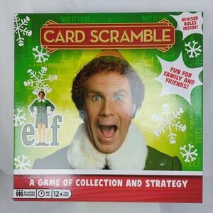 Elf The Movie Card Scramble Board Game Opened‎ Box  Complete *READ